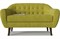Диван прямой Роттердам Mustard нераскладной - фото 153923