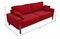 Диван прямой Хангель Plush Red - фото 154817