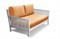 Диван прямой Норман оранжевый сосна - фото 155180