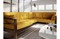 Диван угловой Астер Velvet орех yellow - фото 155810