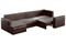 Диван угловой П-образный Мэдисон 6 экокожа - фото 156044