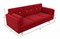 Диван прямой Ингвар Б Plush Red - фото 156278