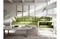 Диван угловой Астер textile беленый дуб green - фото 157259