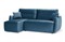 Диван угловой Солана пантограф синий - фото 157478