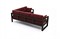 Диван угловой Астер Velvet венге red - фото 157671