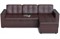Диван угловой Атланта (Атлантик) Браун без стола дельфин - фото 157749