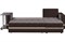 Диван угловой Атланта Классик Brown со столиком - фото 157846