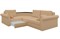 Диван угловой Юта экокожа бежевый - фото 158176