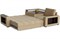 Диван угловой Сансет Бежевый аккордеон - фото 158369