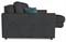 Диван угловой Флорида XL Loft темно-серый - фото 158392