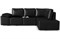 Диван угловой Хавьер Black экокожа - фото 158442