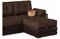 Диван угловой Император 2 Choco дельфин - фото 158507