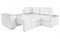 Диван угловой Леос Eco-leather White еврокнижка - фото 158553