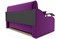 Диван Швеция 2 violet аккордеон - фото 159485