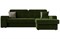 Диван угловой Брюссель Вельвет Green - фото 159667