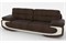 Диван прямой Болонья Brown еврокнижка - фото 159679