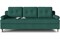 Диван прямой Белфаст Tesla Green еврокнижка без локтей - фото 160416