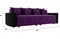 Диван прямой Бристоль Вельвет Фиолетовый-Black - фото 160495