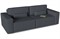 Диван прямой трансформер Марлон темно-серый - фото 160831