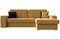 Диван угловой Брюссель Вельвет Еллоу - фото 161210