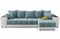 Диван угловой Дубай Blue 1 Еврокнижка - фото 161329