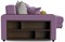 Диван угловой Дубай Simpl Еврокнижка Сиреневый - фото 161334