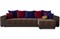 Диван угловой Дубай Simpl Еврокнижка Коричневый - фото 161408