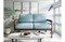 Диван Бергер М textile орех blue - фото 161728