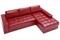 Диван угловой Матео Red кожаный - фото 167556