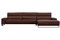 Диван угловой кожаный Рипозо Brown - фото 167909
