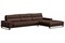 Диван угловой кожаный Рипозо Brown - фото 167910