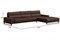 Диван угловой кожаный Рипозо Brown - фото 167914