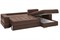 Диван угловой Матео Brown кожаный - фото 168226