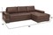 Диван угловой Матео Brown кожаный - фото 168227