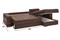 Диван угловой Матео Brown кожаный - фото 168228