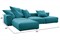 Диван модульный угловой Фиджи Бирюза - фото 168418