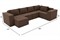 Диван модульный Лофт П-образный Brown - фото 168493