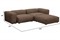 Диван модульный угловой Фиджи-4 Brown - фото 168531
