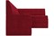 Кухонный диван Атлас Кордрой Red - фото 168888