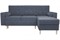 Диван угловой Белфаст Велюр Дарк Blue - фото 169239