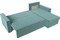Диван угловой Траумберг Light Велюр Blue - фото 169289