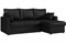 Диван угловой Риммини Неро кожаный - фото 169305