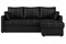 Диван угловой Риммини Неро кожаный - фото 169306