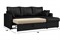 Диван угловой Риммини Неро кожаный - фото 169311