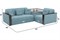 Диван угловой Прага Plush Light Блу - фото 169328