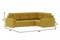 Диван модульный угловой Белфаст Plush Еллоу - фото 169398