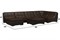 Диван модульный Монреаль-7 Brown кожаный - фото 169547