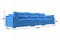 Диван Пекин Лонг Велюр Blue - фото 170879