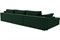 Диван угловой Пекин Лонг Велюр Green - фото 171340