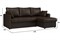 Диван угловой Риммини Brown кожаный - фото 172600